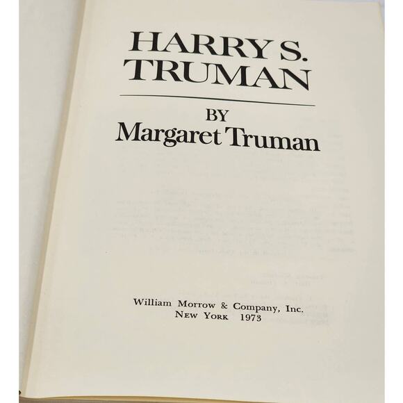Harry S. Truman By Margaret Truman President Daughter Biography Vintage 1973 - Picture 2 of 11